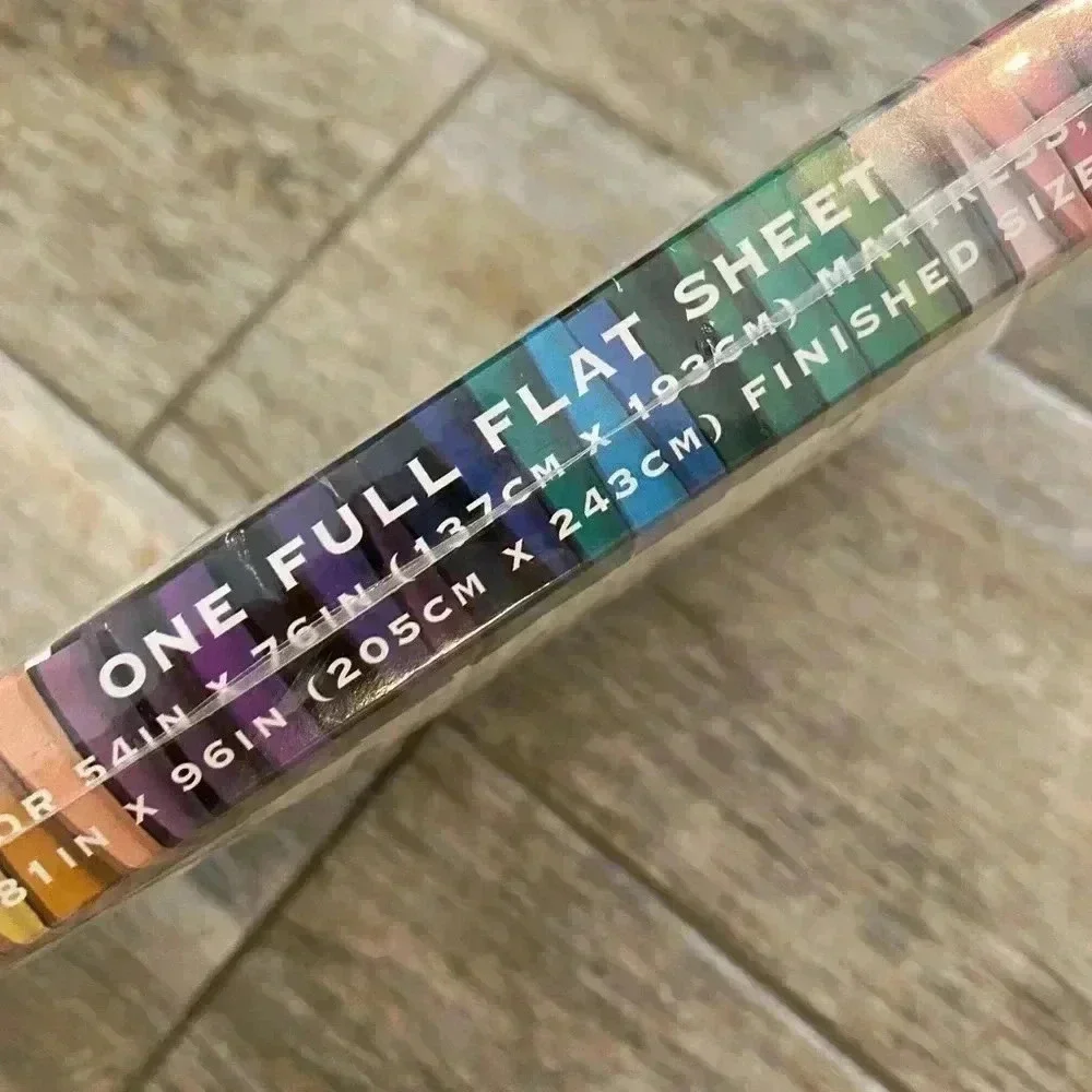 CELEBRATION Vintage Luxury 200 Percale Full Flat New Sheets